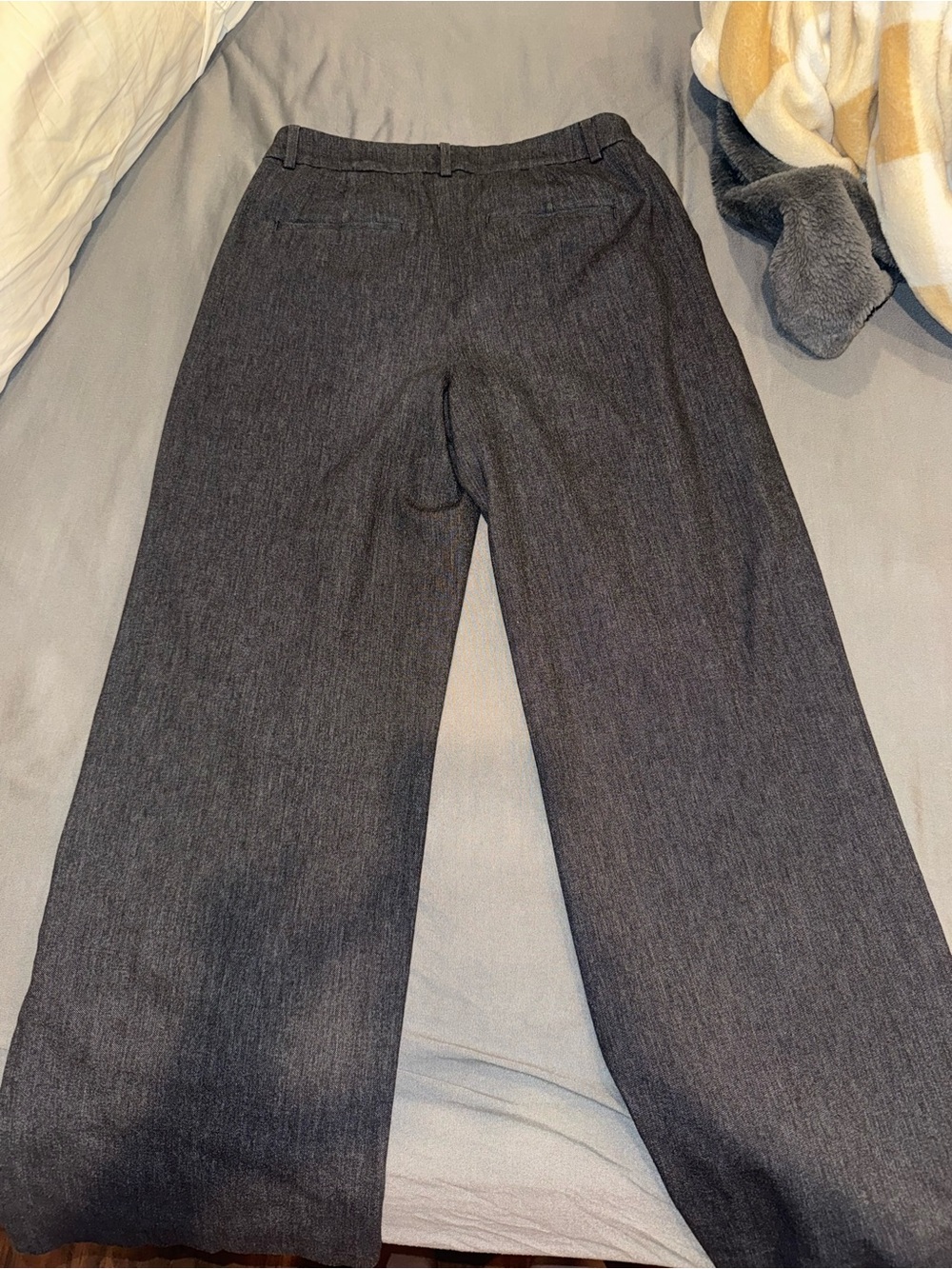 Express Editor Mid Rise Wide Leg Pant